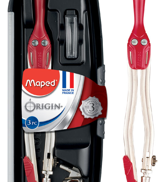 Maped passerdoos Origin, 3-delig, kleuren assorti