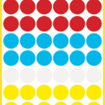 AVERY markeringspunten, rond 12 mm, kleuren assorti, permanent, handschrift