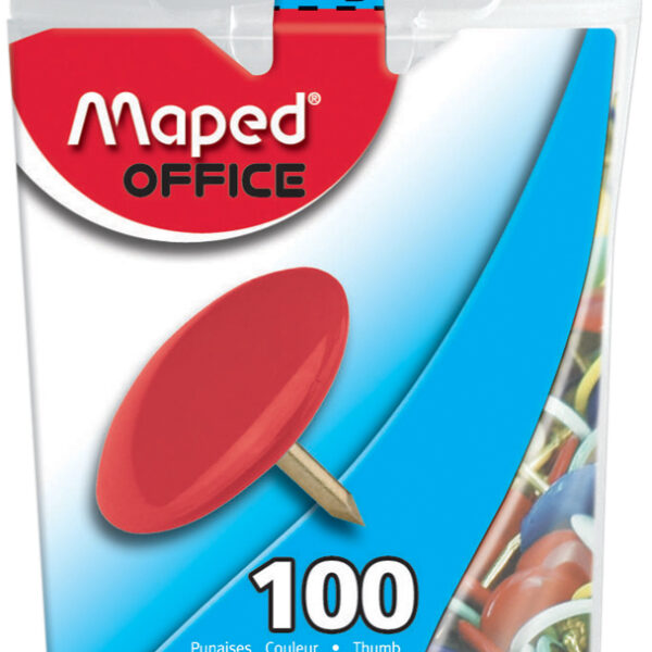 Maped punaises, kunststof overtrokken, diameter: 10 mm