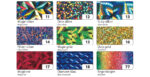 Holografische zelfklevende folie, 400 x 1000 mm, displaymodel