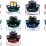 Pelikaan Edelsteninkt 'Topaas', in glas.