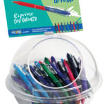 PILOT rollerball FRIXION BALL CLICKER 07, 108 in display