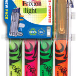 PILOT tekstmarker FRIXION light Set2Go, 4 stuks in etui
