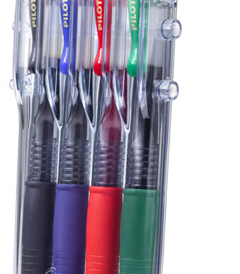 PILOT gelpen G2 07 Set2Go, 0,32 mm, 4 stuks in etui