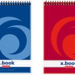 Herlitz spiraalgebonden notitieboekje, A7 formaat, 50 gelinieerde pagina's.