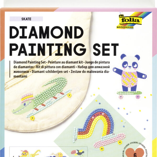 Diamantbordurij Set Skateboard