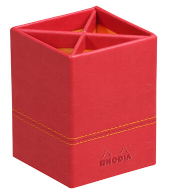 Rhodia pennenbakje Rhodiarama, papaverrood.