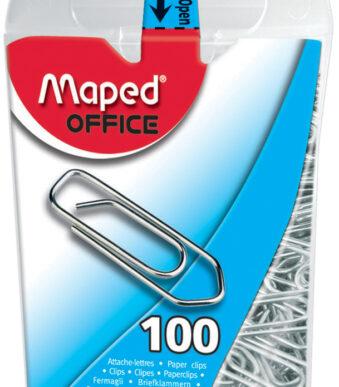 Maped paperclips, verzinkt, 25 mm, spits, 100 st.