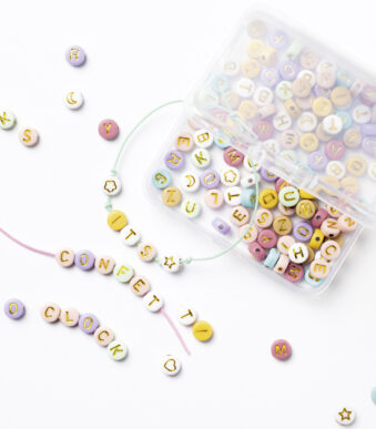 Parel-lettermix pastel