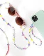 Kralensieraden telefoon regenboogkleurensmiley, 349 stuks