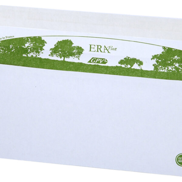 GPV envelop ´ERAPure´ 110x220 mm, recycled wit, z. venster, zelfkl., 80 g/m2, 40 st