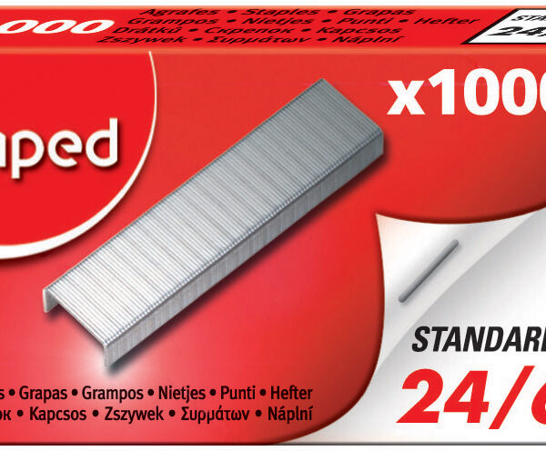 Maped nietjes 24/6, verzinkt, kleinverpakking