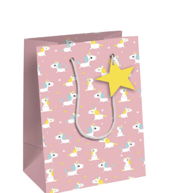 Clairefontaine geschenktas 'Eenhoorn', klein