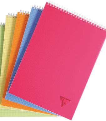 Clairefontaine spiraal-notitieblok LINICOLOR, DIN A4, geruit