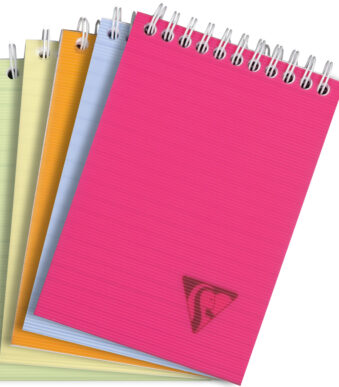 Clairefontaine spiraal-notitieblok LINICOLOR, DIN A6, geruit