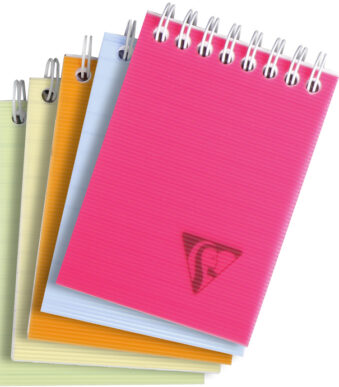 Clairefontaine spiraal-notitieblok LINICOLOR, DIN A7, geruit