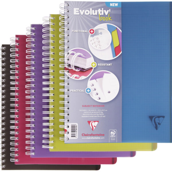 Clairefontaine collegeblok Evolutiv´book, A4+, geruit