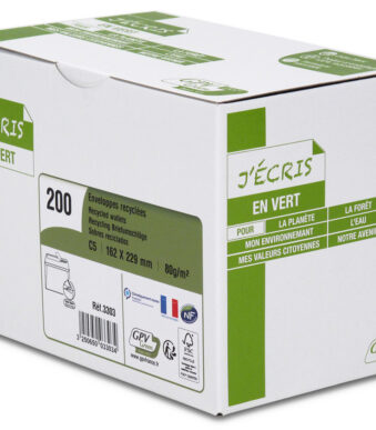 GPV enveloppen 'ERAPure' C5 162 x 229 mm, wit, zonder venster, zelfklevend, 200 stuk