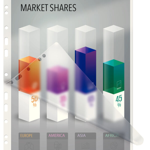 LEITZ lamineerhoes, DIN A4, ordnerponsing, 250 mic, 100 st.