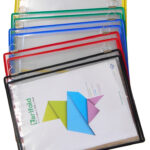 Djois by Tarifold opbergmap met oogje, A4-formaat, geassorteerde kleuren.