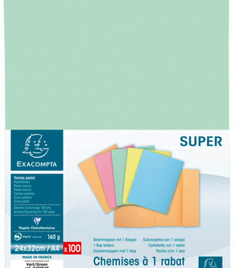 EXACOMPTA dossiermap SUPER 180, DIN A4, groen