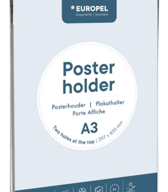 EUROPEL posterhouder, DIN A3 staand, transparant