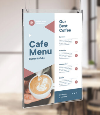 EUROPEL posterhouder, DIN A3 staand, transparant