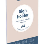 EUROPEL tafelstandaard acrylic, DIN A4 staand, recht