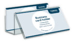 EUROPEL visitekaarthouder, 1 vak, transparant
