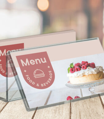 EUROPEL visitekaarthouder, 1 vak, transparant