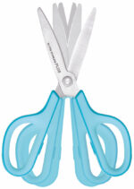 PLUS JAPAN universele schaar FITCUT CURVE, lengte: 175 mm, blauw