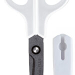 PLUS JAPAN universele schaar FITCUT CURVE Fluor, grijs/wit