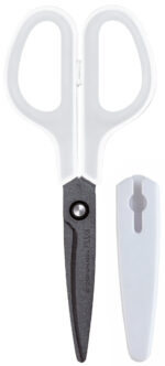 PLUS JAPAN universele schaar FITCUT CURVE Fluor, grijs/wit