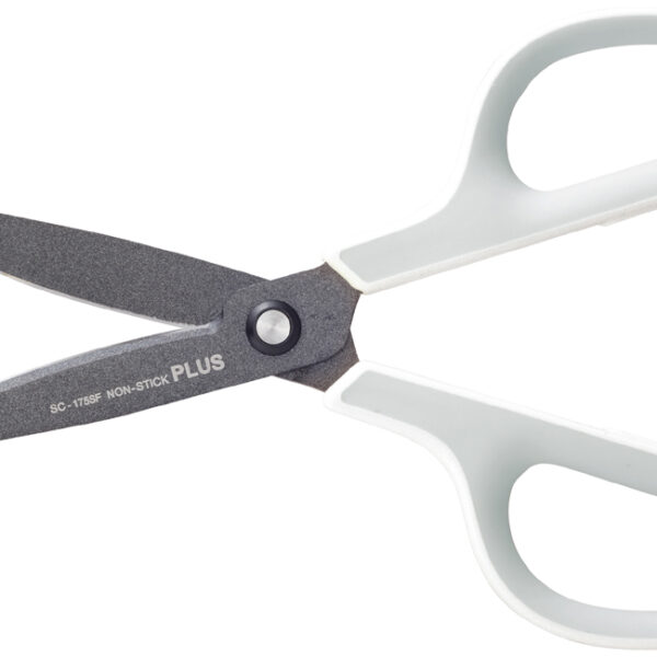 PLUS JAPAN universele schaar FITCUT CURVE Fluor, grijs/wit