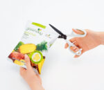 PLUS JAPAN universele schaar FITCUT CURVE Fluor, grijs/wit