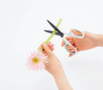 PLUS JAPAN universele schaar FITCUT CURVE Fluor, grijs/wit