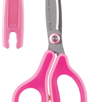 PLUS JAPAN kinder-knutselschaar FITCUTCURVE KIDS, rond, rose