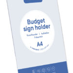 EUROPEL tafelstandaard Budget, DIN A4 staand, schuin