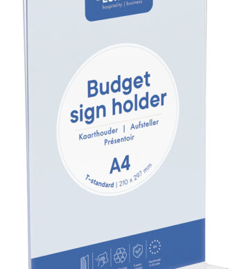 EUROPEL tafelstandaard Budget, DIN A4, recht