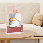 EUROPEL tafelstandaard LUXE, DIN A4 staand, recht