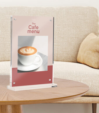 EUROPEL tafelstandaard LUXE, DIN A4 staand, recht