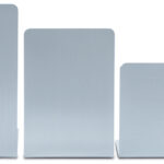 MAUL boekensteun, van aluminium, (B)80 x (D)100 x (H)100 mm