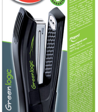 Maped nietmachine Full Strip Greenlogic, zwart