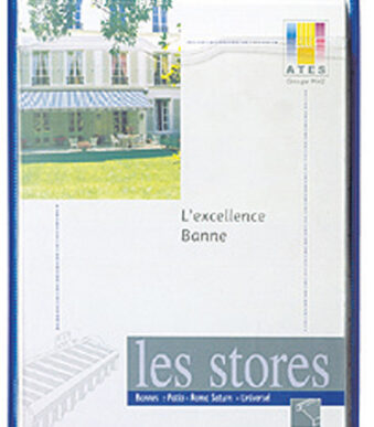 Draagtas voor prospectus met oogje, A4-formaat, blauw