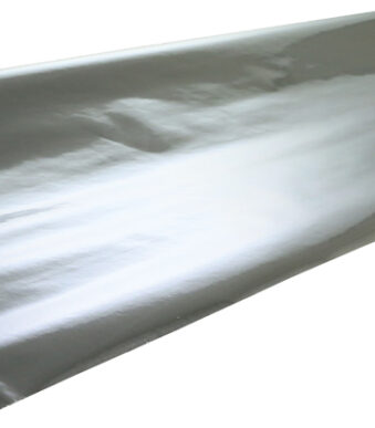 Clairefontaine aluminiumfolievellen, 700 mm x 2 m, zilverkleurig.