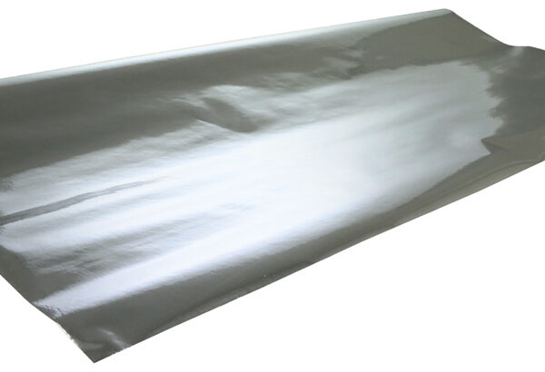 Clairefontaine aluminiumfolievellen, 700 mm x 2 m, zilverkleurig.