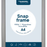 Premium posterkader, A4-formaat, 20 mm, zilver geanodiseerd