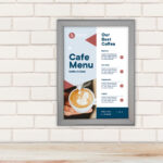 Premium posterkader, A4-formaat, 20 mm, zilver geanodiseerd