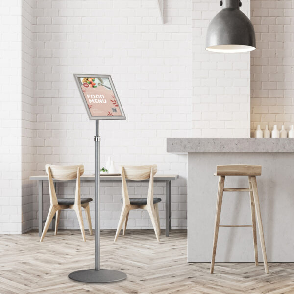 EUROPEL infostandaard met kliklijst, DIN A4, telescopisch