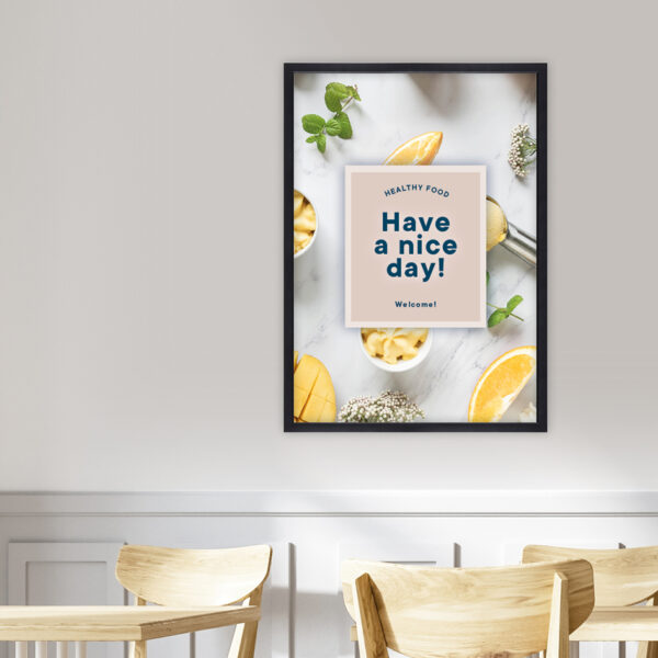 EUROPEL - Posterkader Premium+ - Formaat A1 - Kleur: Zwart